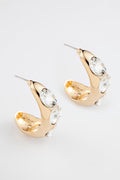 Argola Trio Cristaux