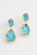 Brinco Gouttes Turquoise