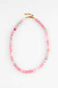 Colar Beads Rose Jade