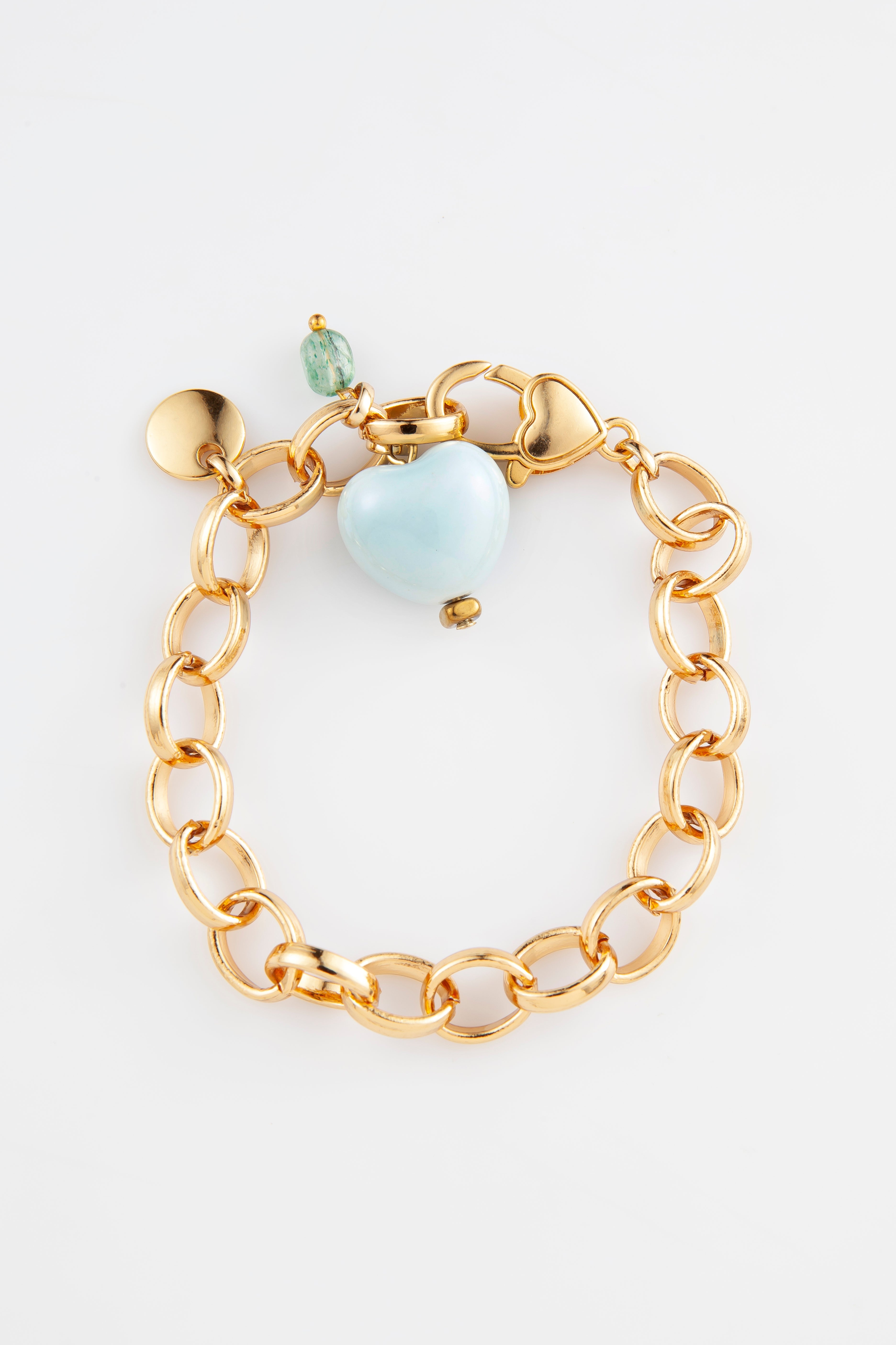 GEMM - Pulseira Cœur Menthe - 1