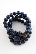 Trio de Pulseiras Sodalite